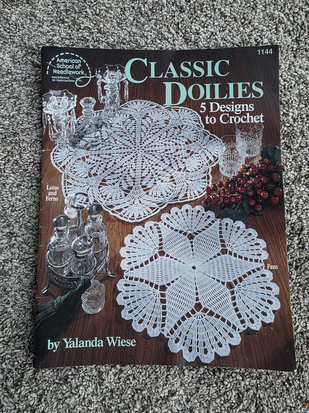 Classic Doilies Crochet Patterns Book  American School Of Needlework